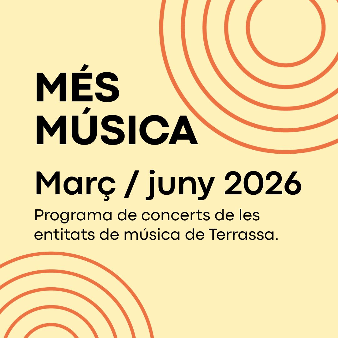 Programa Més Música de les entitat de música de Terrassa