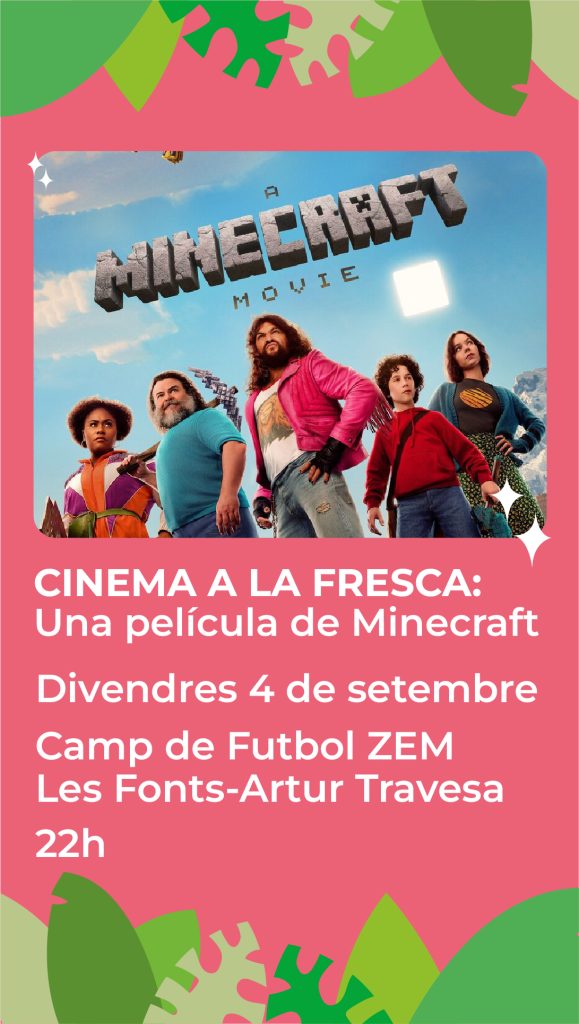 Cinema a la fresca: Una pelicula de Minecraft